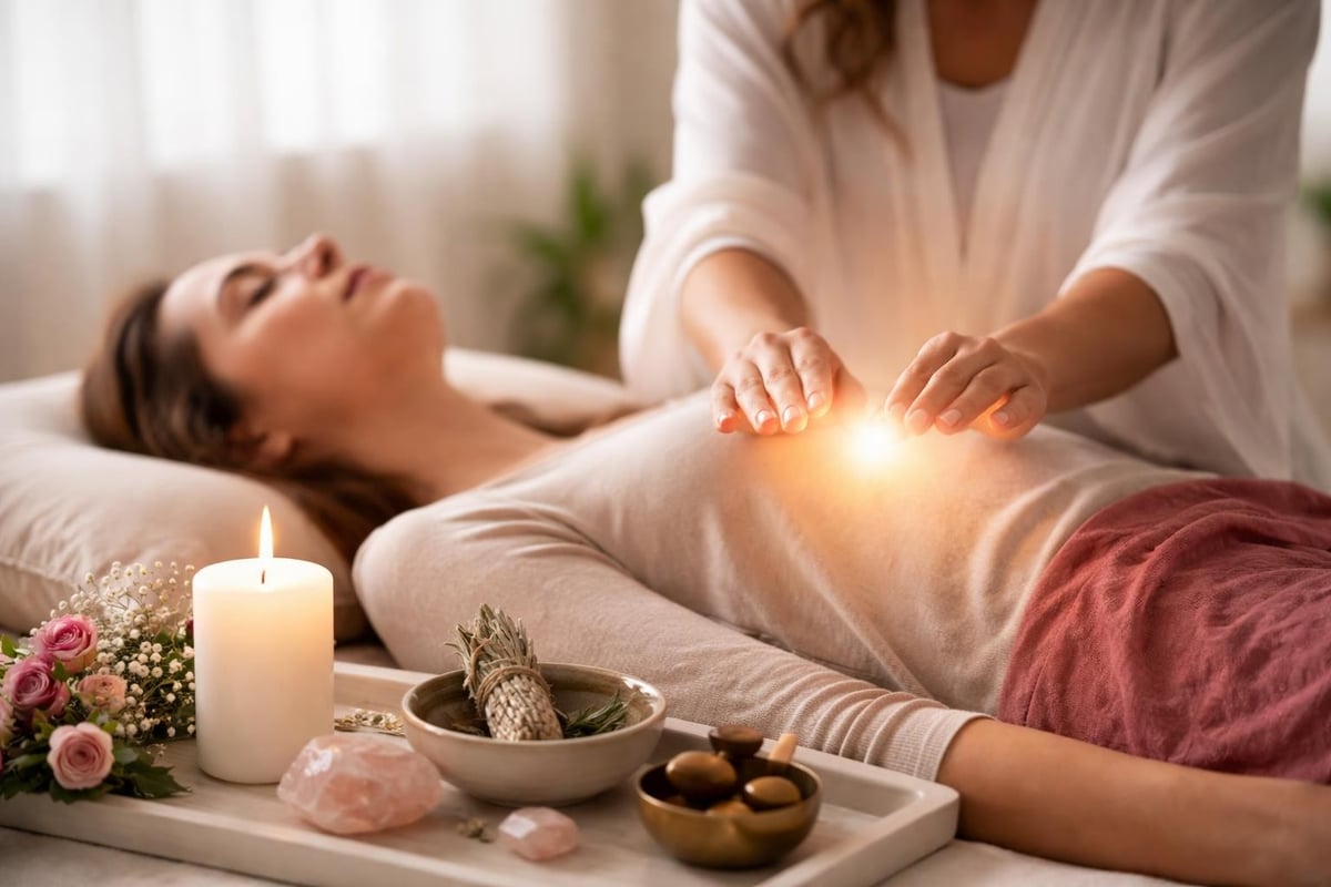 Sacred healing container