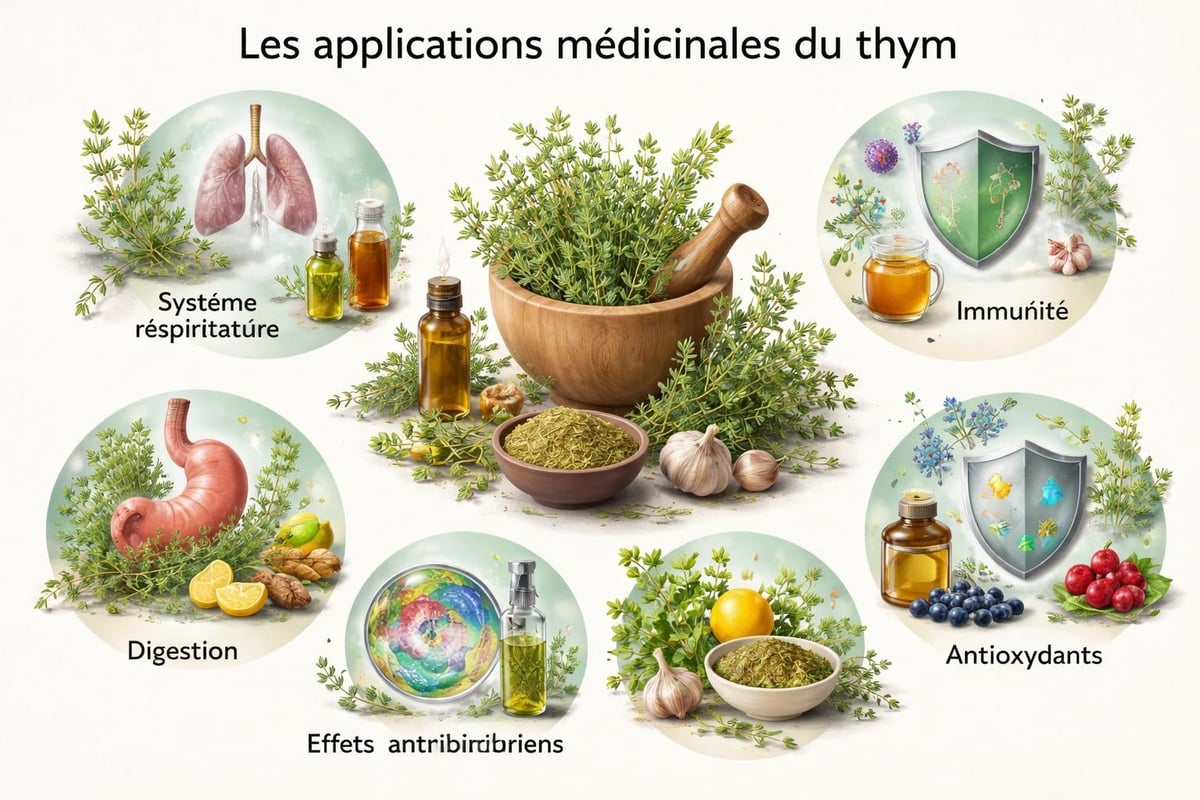 Bienfaits thérapeutiques du thym