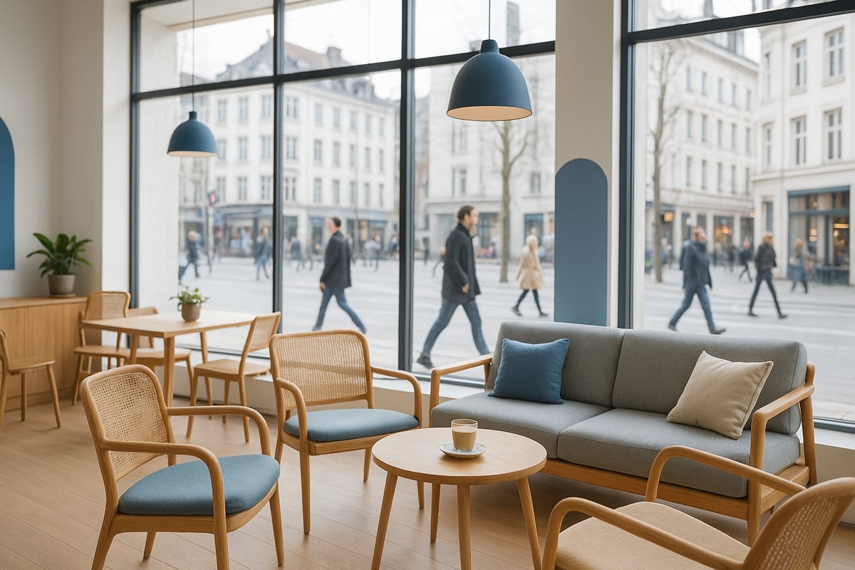 Schritt 3: Standortwahl und Café-Design