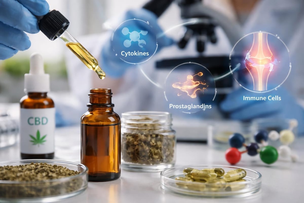 CBD interaction with inflammatory pathways