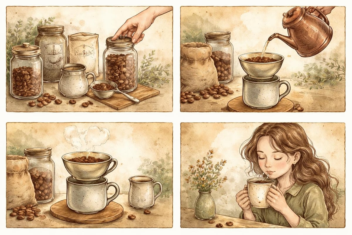 Single-serve brewing ritual