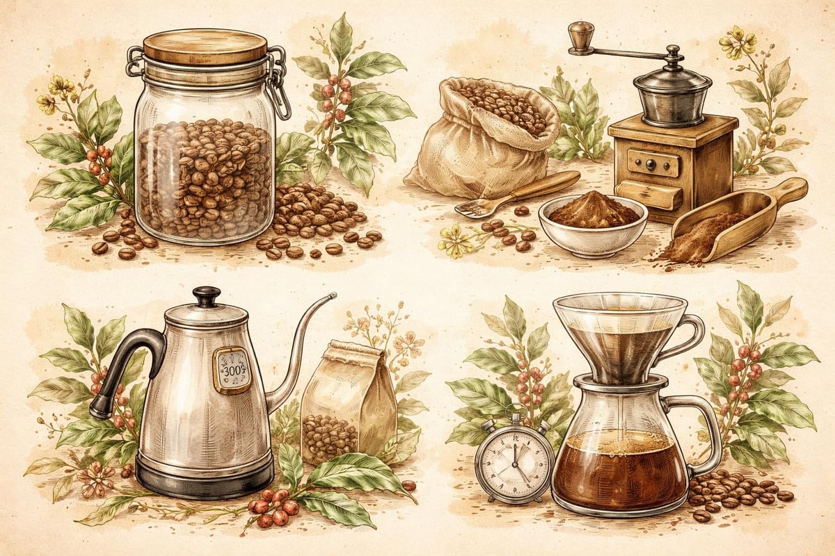 Coffee storage and preparation