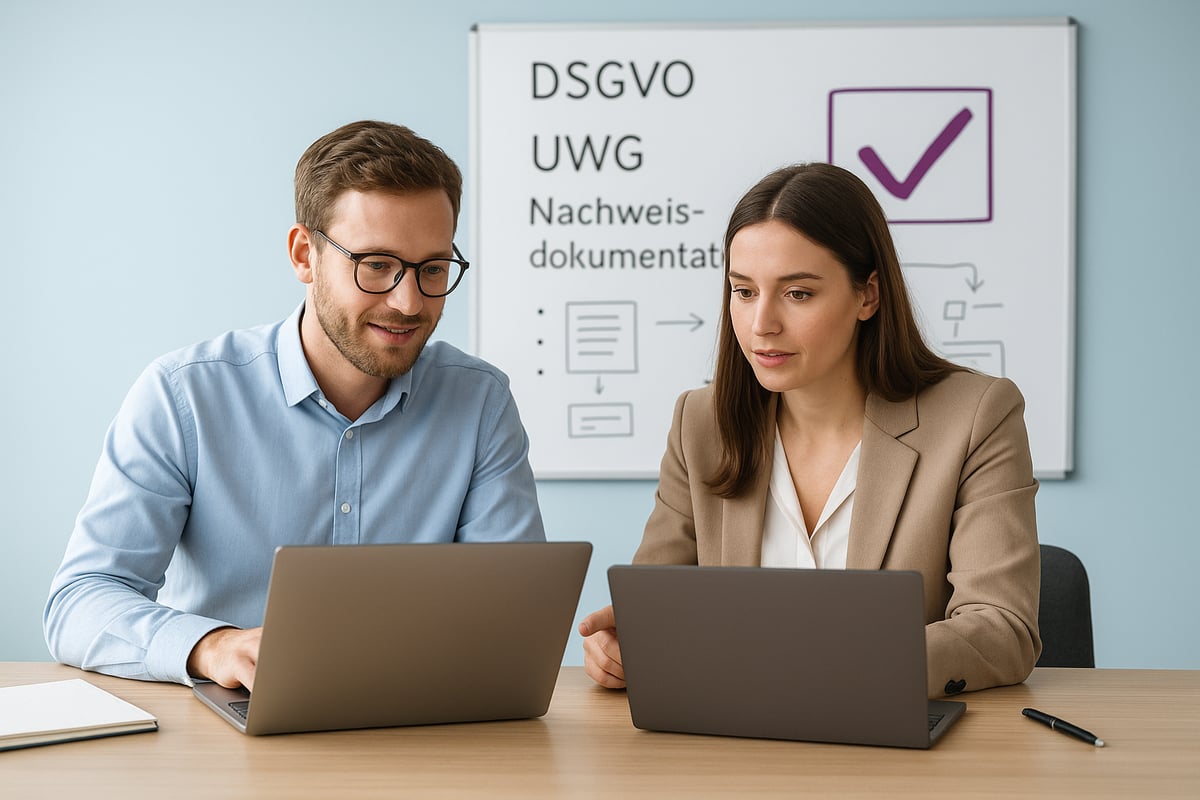 Rechtliche Grundlagen 2026: DSGVO, UWG & Nachweispflicht