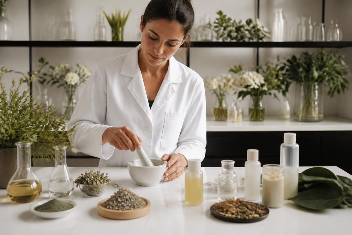 Certification labels for natural beauty products