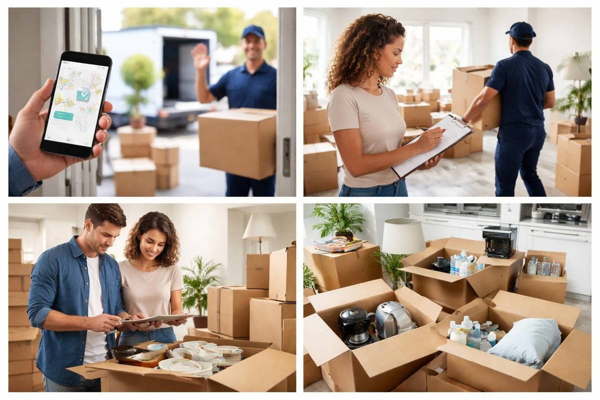 Interstate move delivery coordination