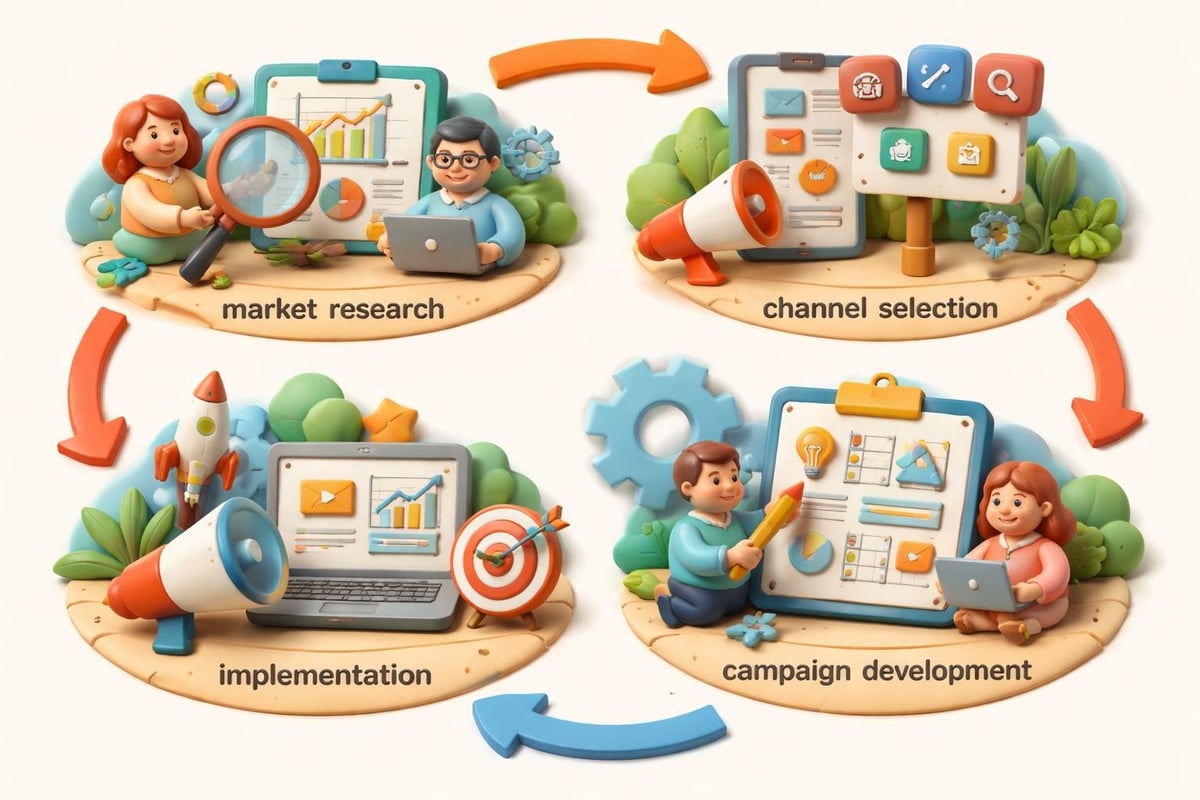 Digital Marketing Strategist: Skills & Career Path 2 Digital marketing strategist workflow