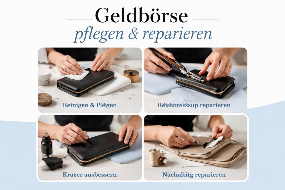 Geldbeutel-Pflege