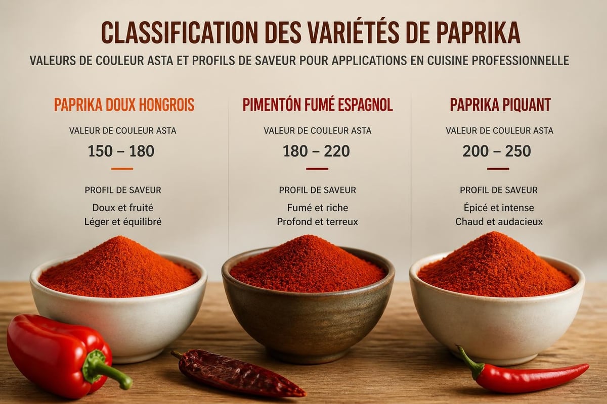 Variétés de paprika