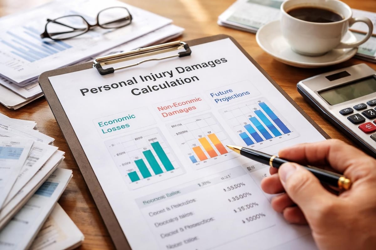 Damage calculation components