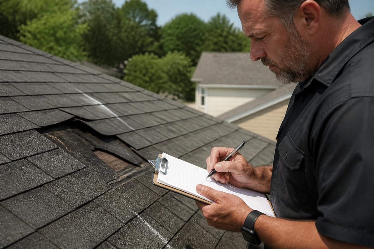 Wind damage inspection documentation