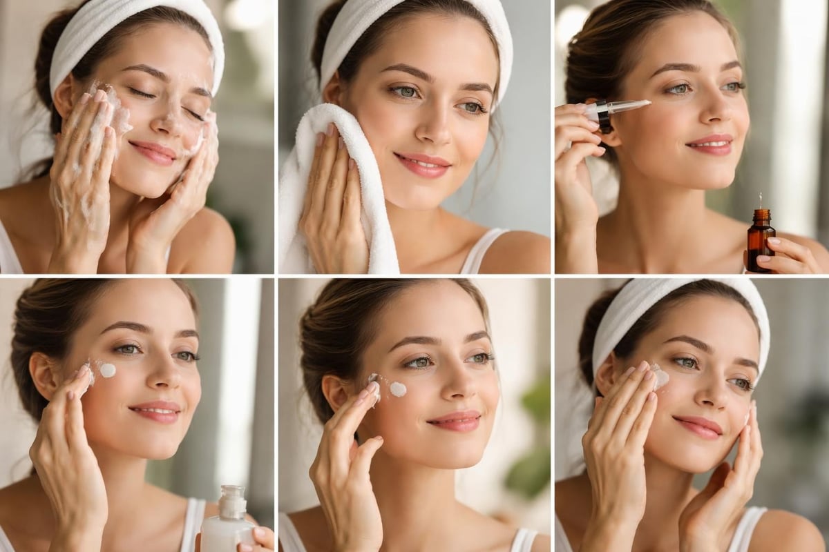 Retinol application routine