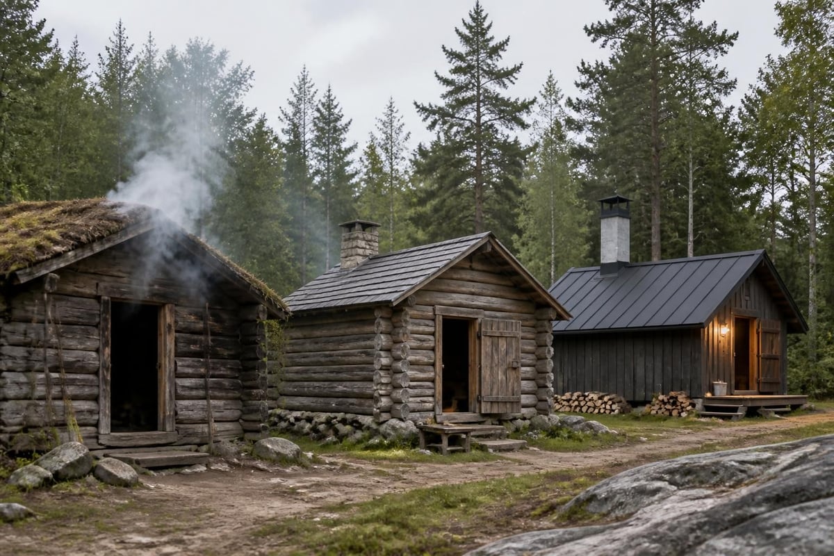 Finnish sauna historical evolution