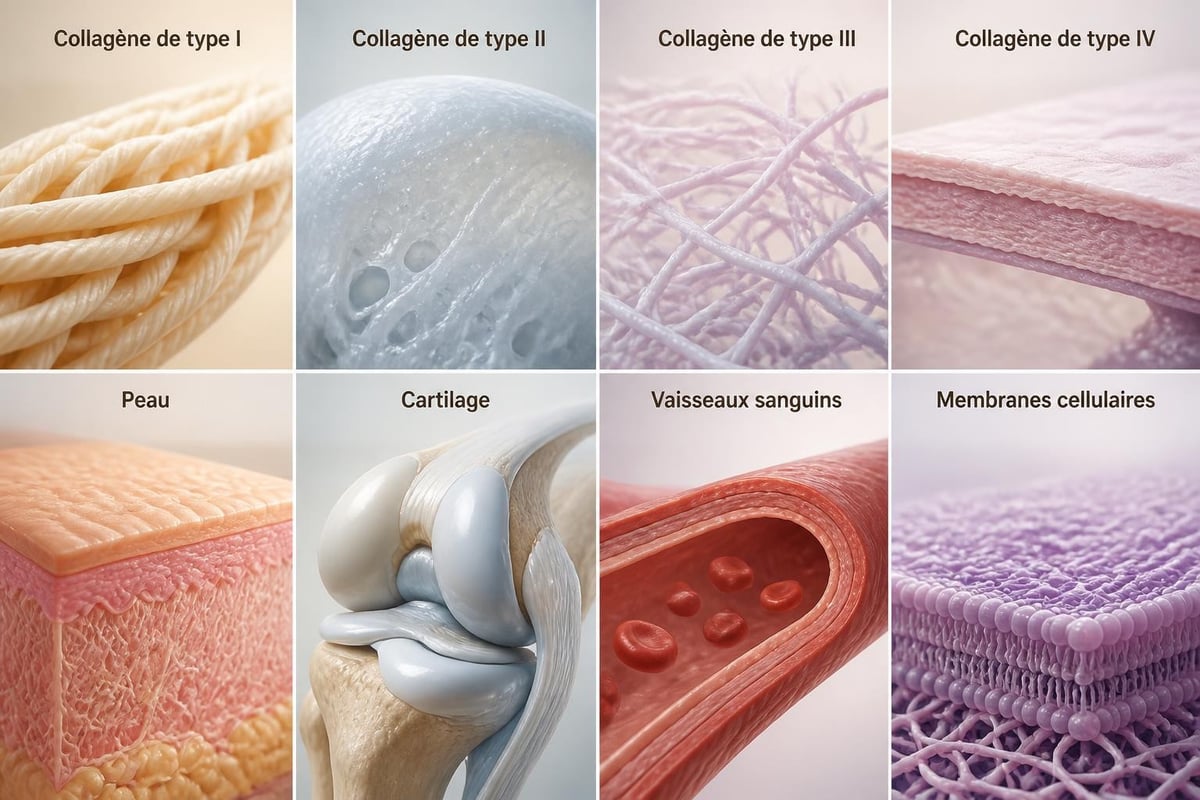 Types de collagène dans le corps
