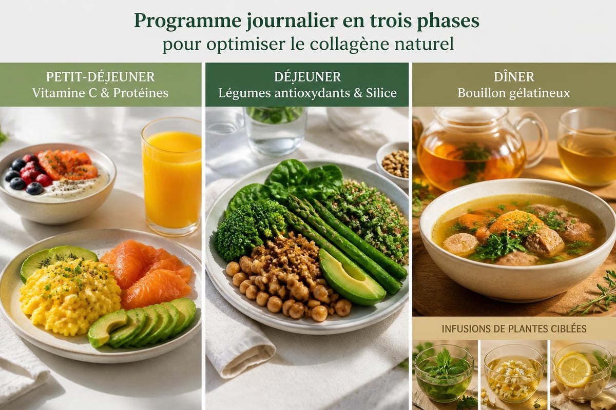 Routine quotidienne collagène