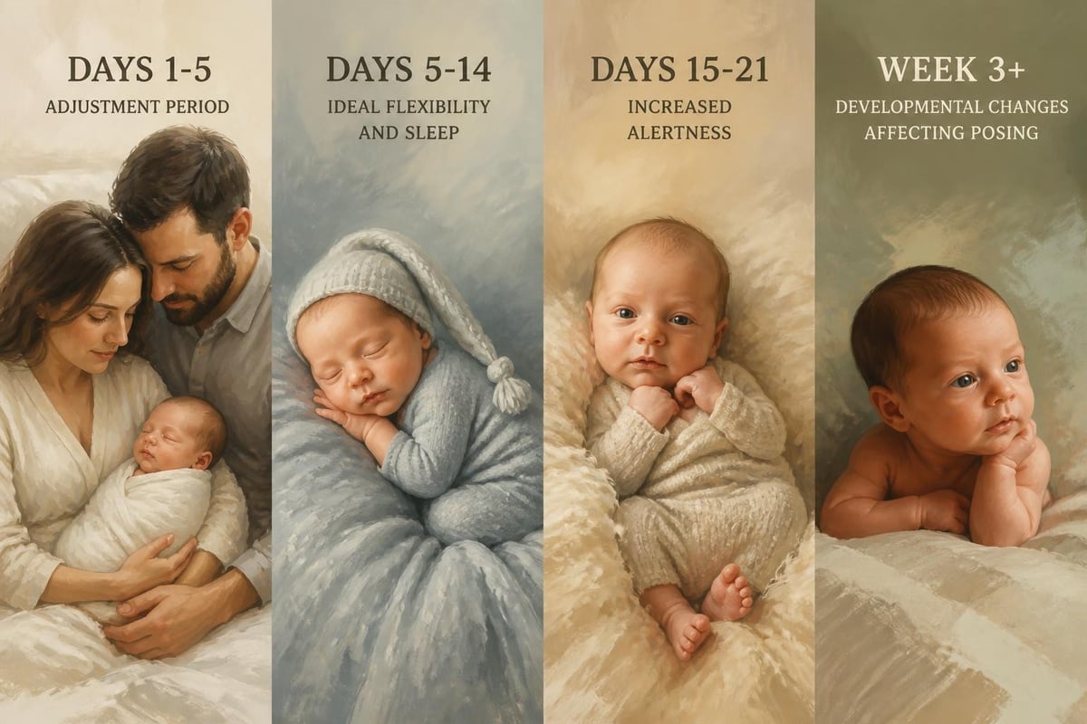 Timeline of newborn developmental changes