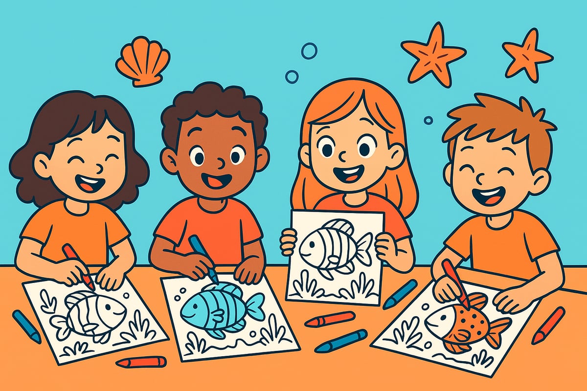 Why Fish Colouring Images Inspire Kids