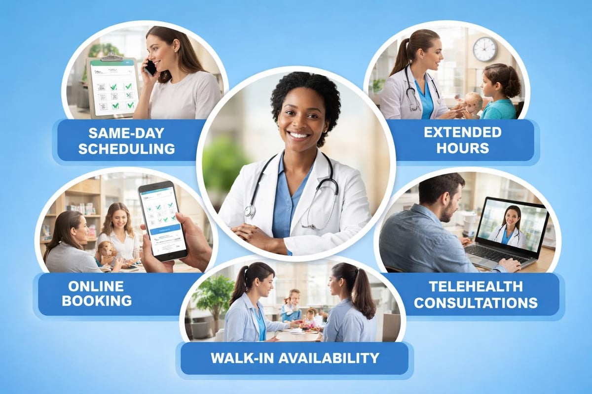 Patient appointment access options