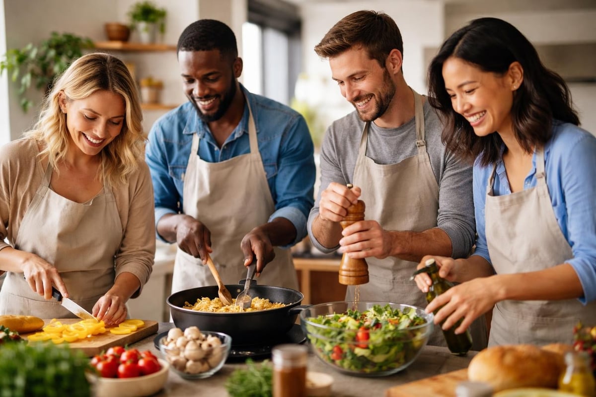 Teambuilding durch Kochen