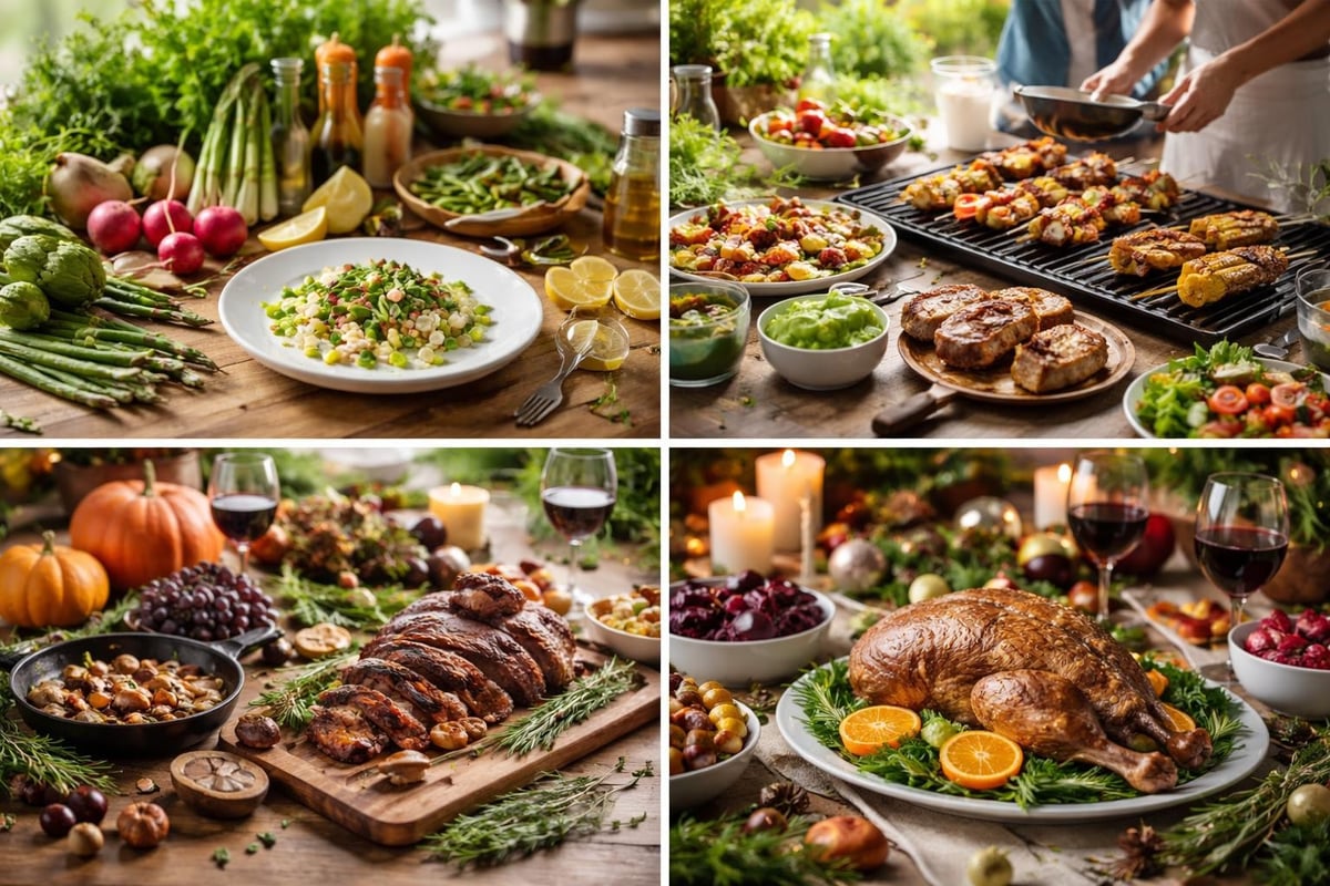 Saisonale Kochkurs-Konzepte