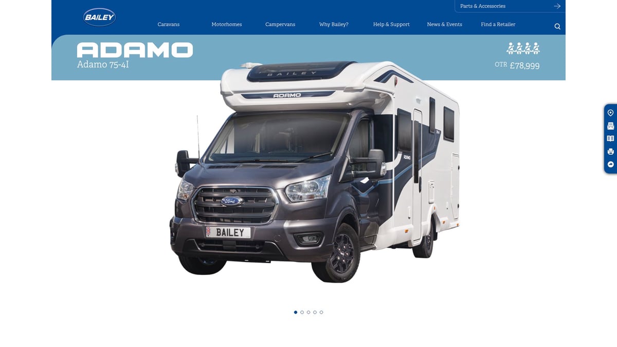 9 Brilliant Six Berth Campervan Ideas for Epic Adventures 2026 - Bailey Adamo 75-4I