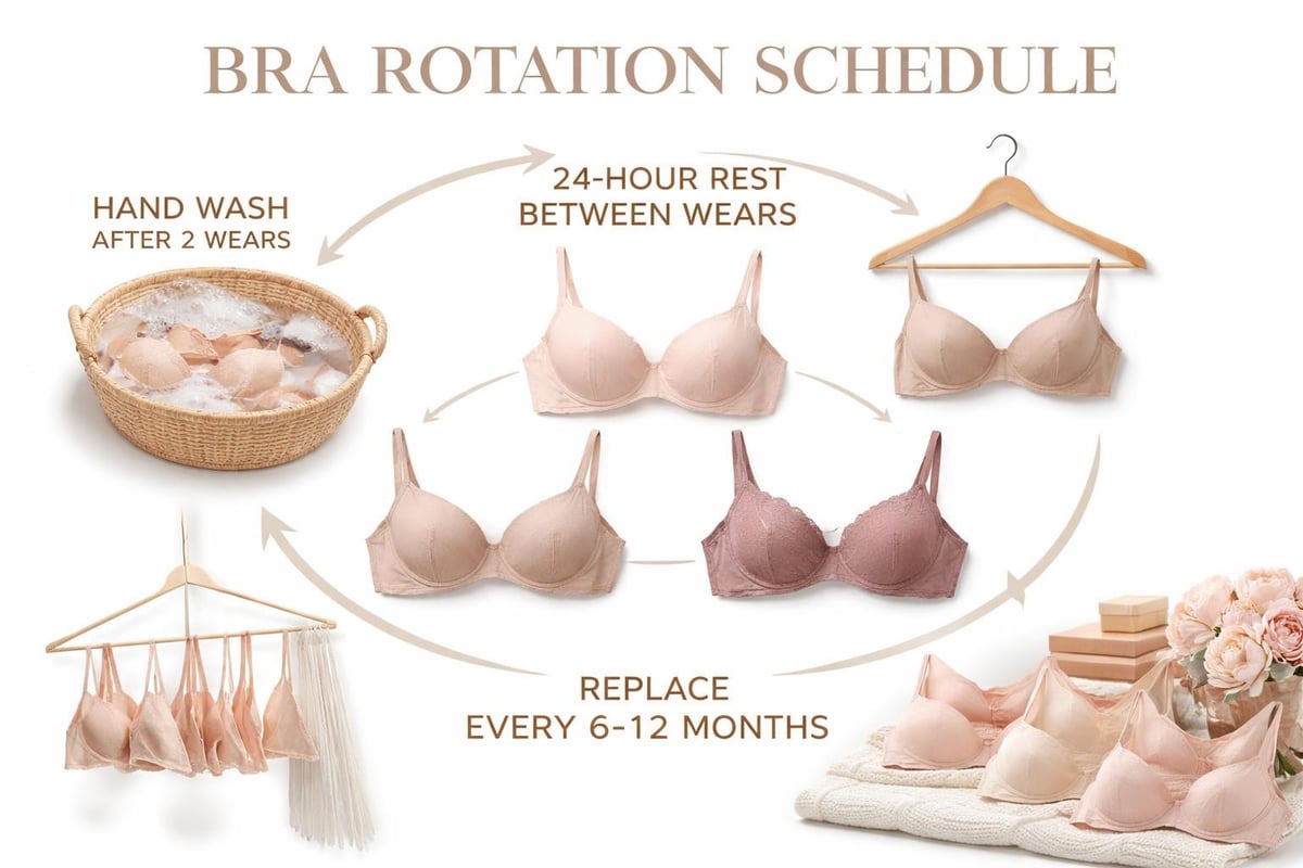 Bra care timeline