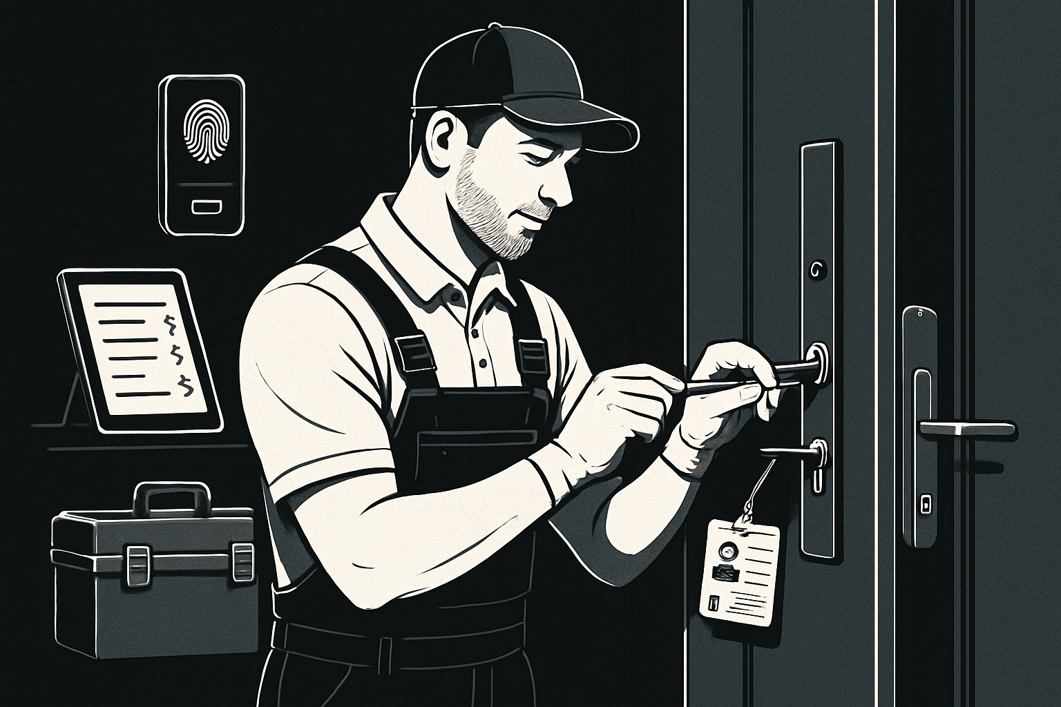 Ablauf einer professionellen Türöffnung: Schritt-für-Schritt-Anleitung