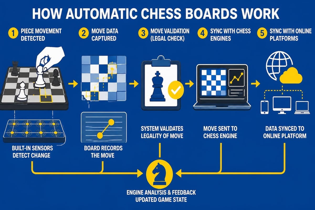 Chess board technology components