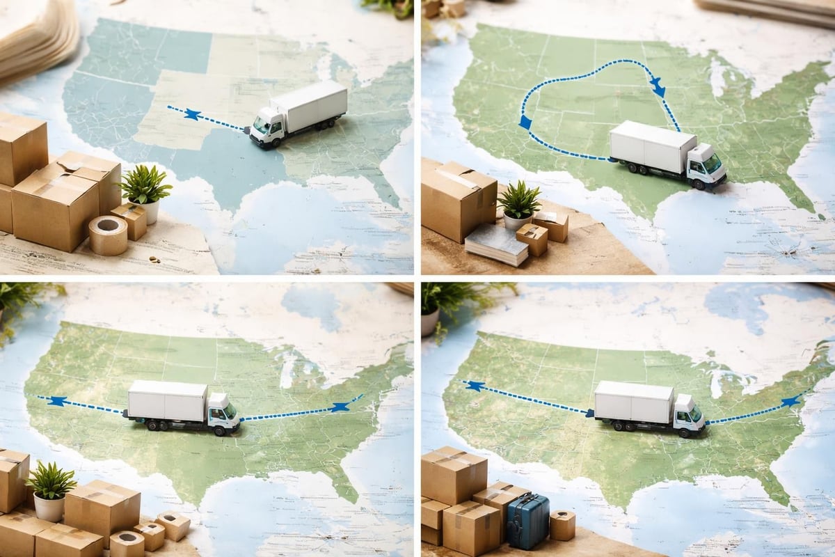 Types of long distance moves