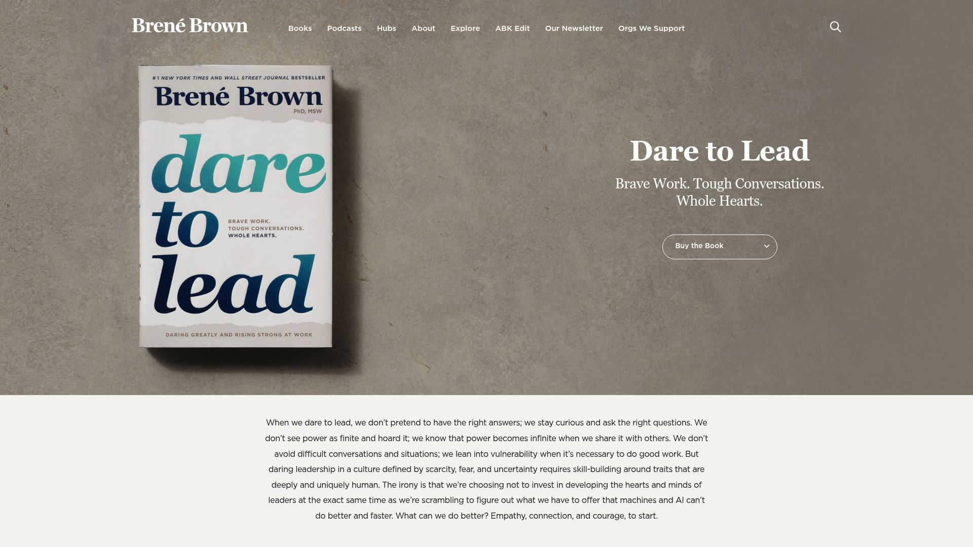Top 10 Leadership Coaching Book Picks for 2025 - Dare to Lead by Brené Brown