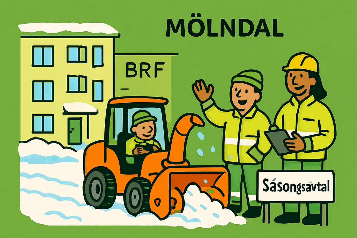Guide: Snöröjning Mölndal – Så Säkrar Du Vintern 2025 4 Professionell Snöröjning – Tjänster och Avtal i Mölndal