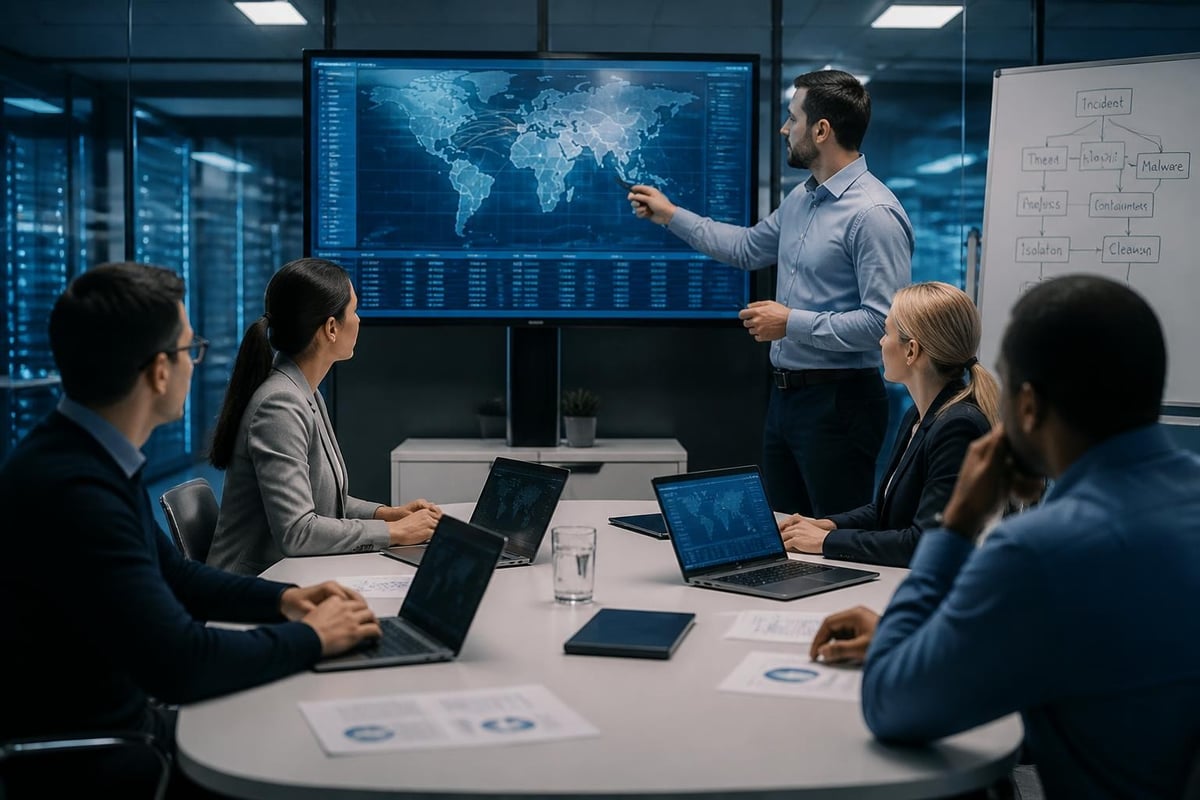 Cybersecurity layers in managed IT