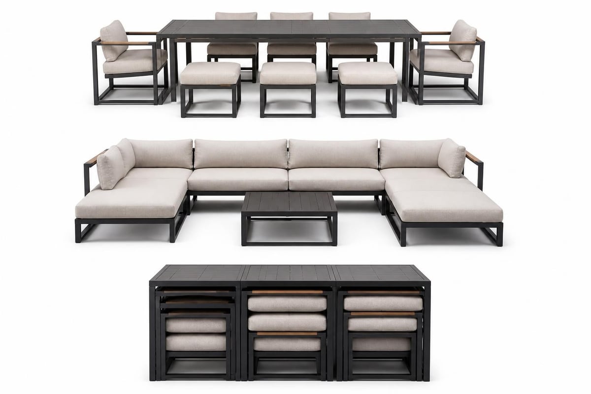 Modular furniture layouts