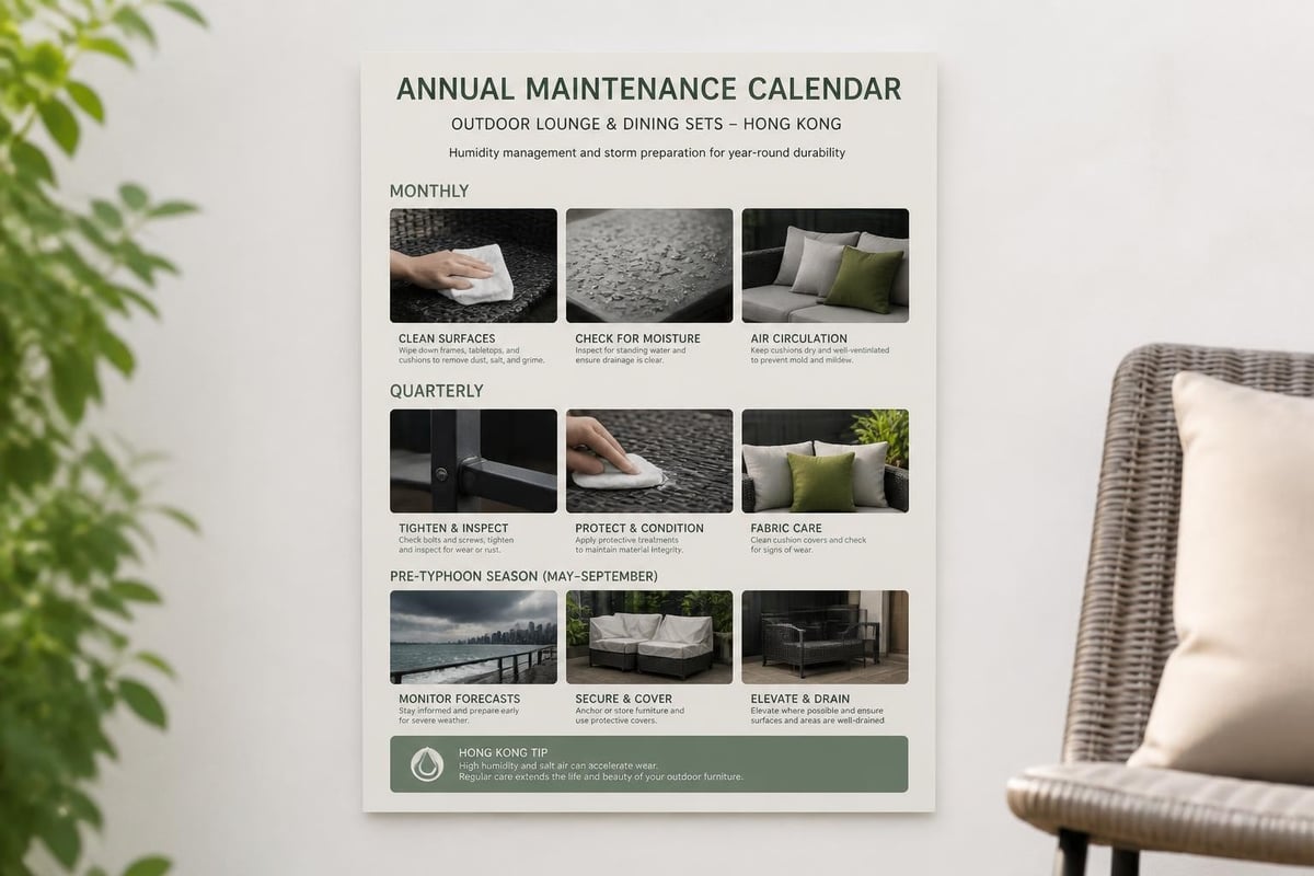 Maintenance schedule chart