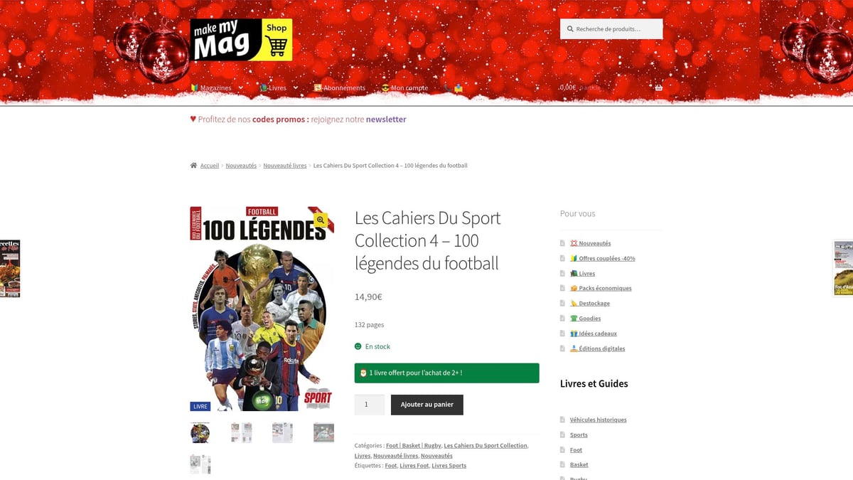 7 Foot Livre Incontournables À Lire Absolument En 2026 - Les Cahiers Du Sport Collection 4 – 100 légendes du football