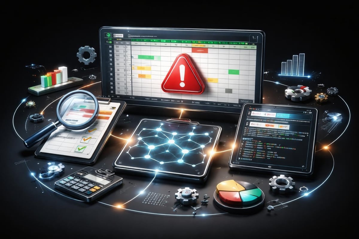 Excel diagnostic process