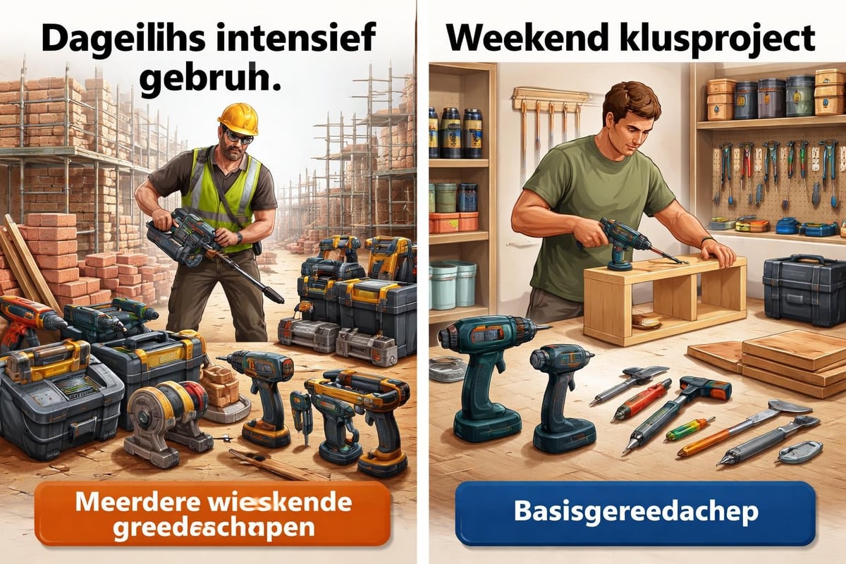 Professioneel versus hobbygebruik