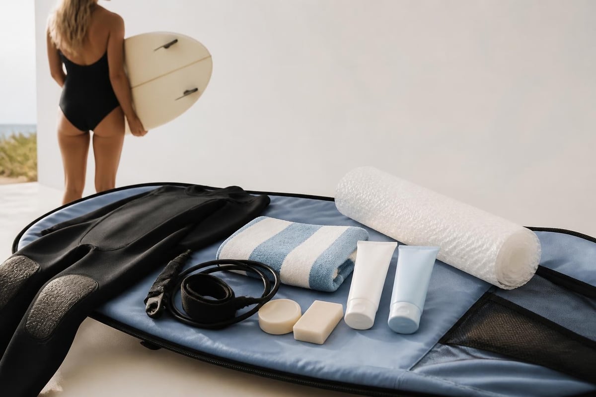 Surf packing essentials checklist