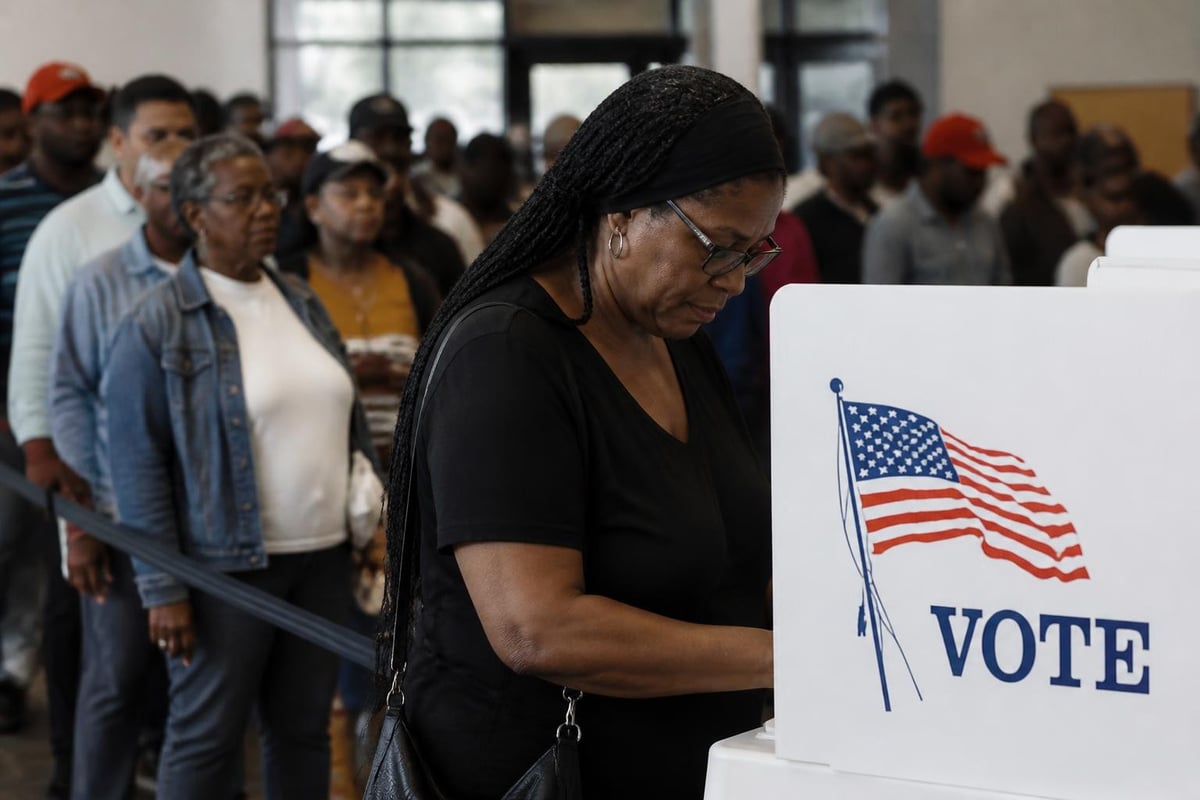 Black voter geographic distribution