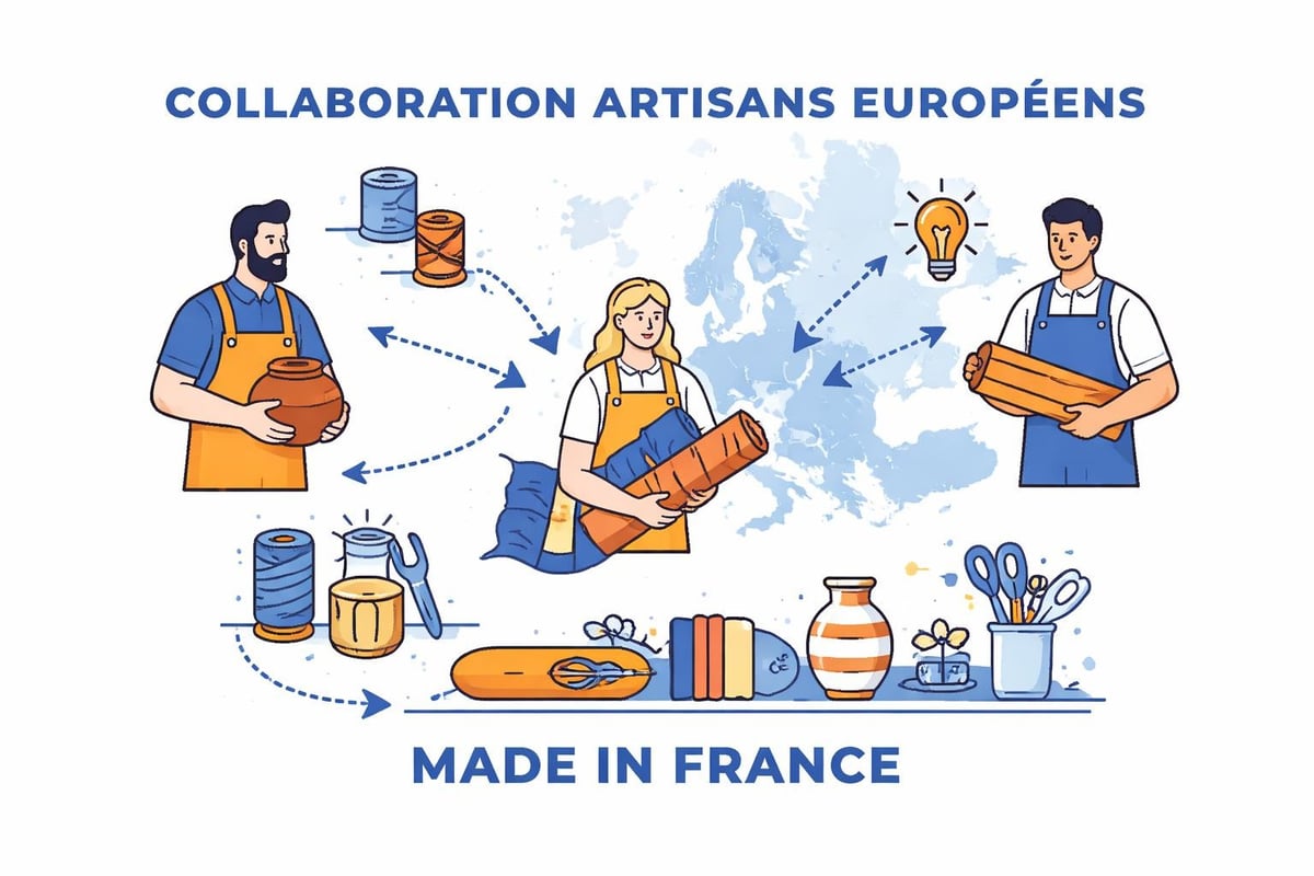Collaboration artisans français et européens
