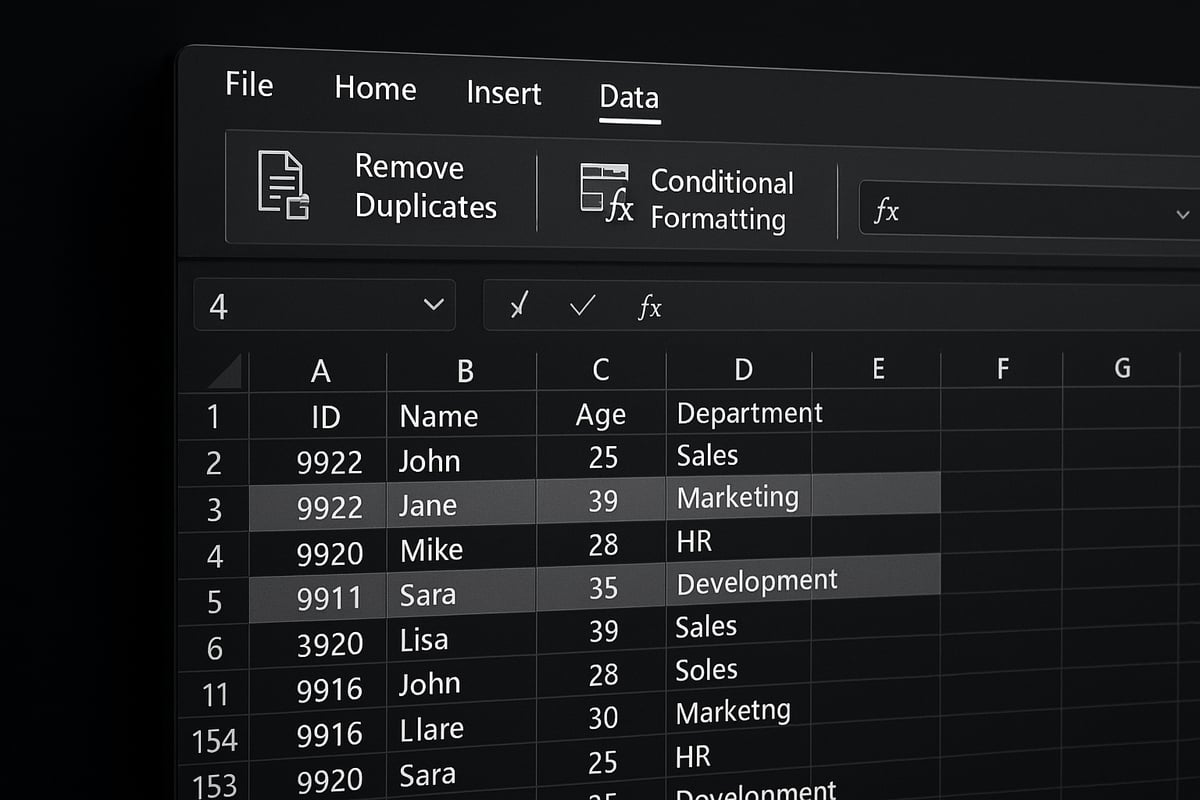 Step-by-Step Guide: Removing Duplicates Using Excel’s Built-In Tools