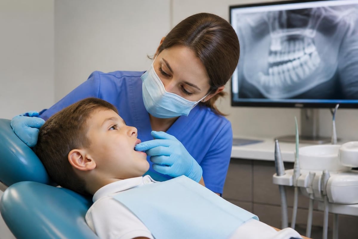 Professional dental examination