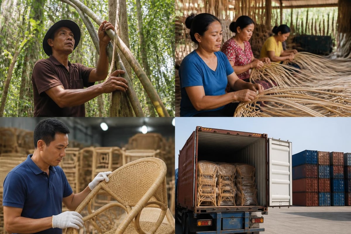 Sustainable rattan supply chain