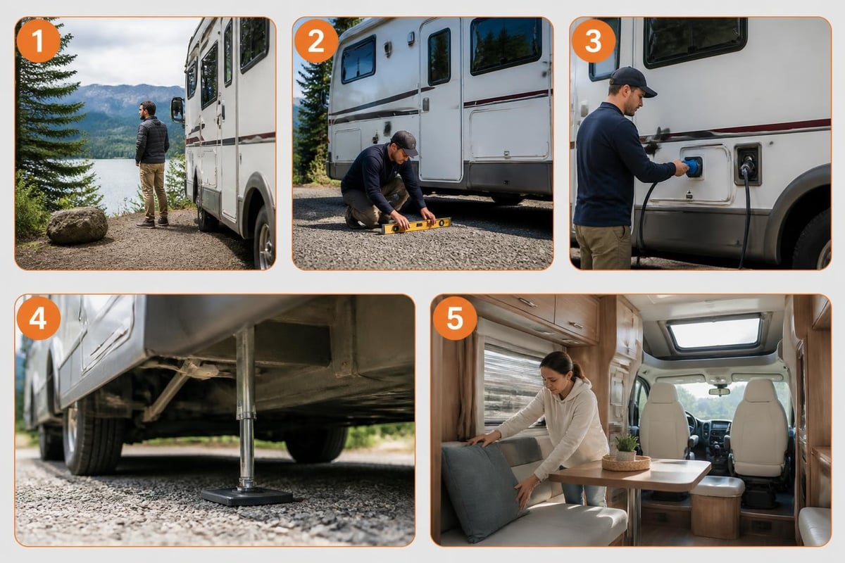 Campsite setup checklist