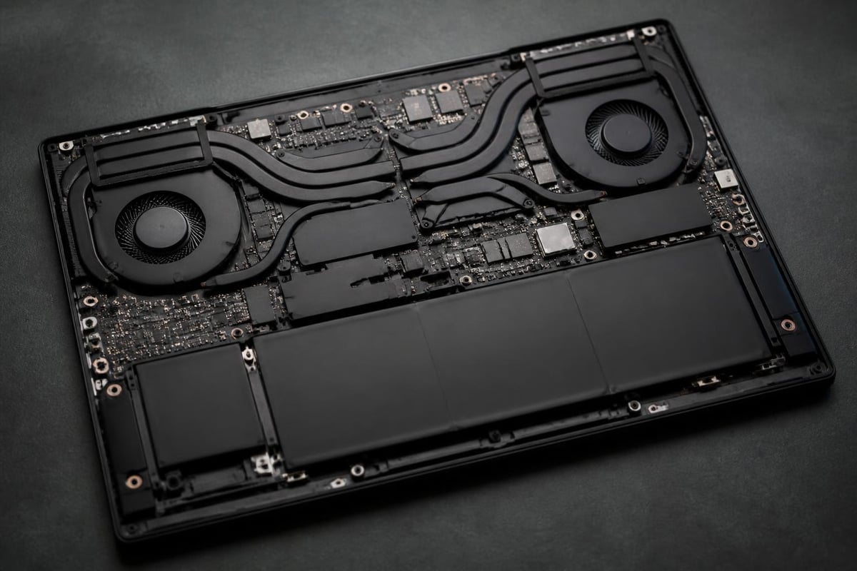 Gaming laptop cooling system