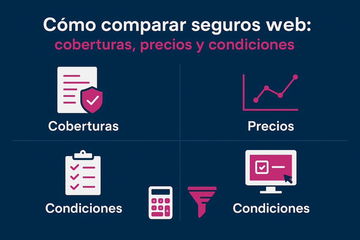 Claves para Comparar Seguros Web: Coberturas, Precios y Condiciones