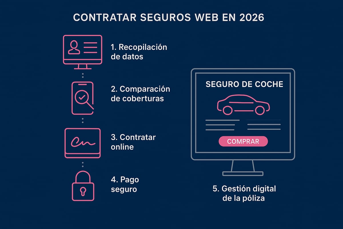 Paso a Paso: C&oacute;mo Contratar un Seguro Web en 2026