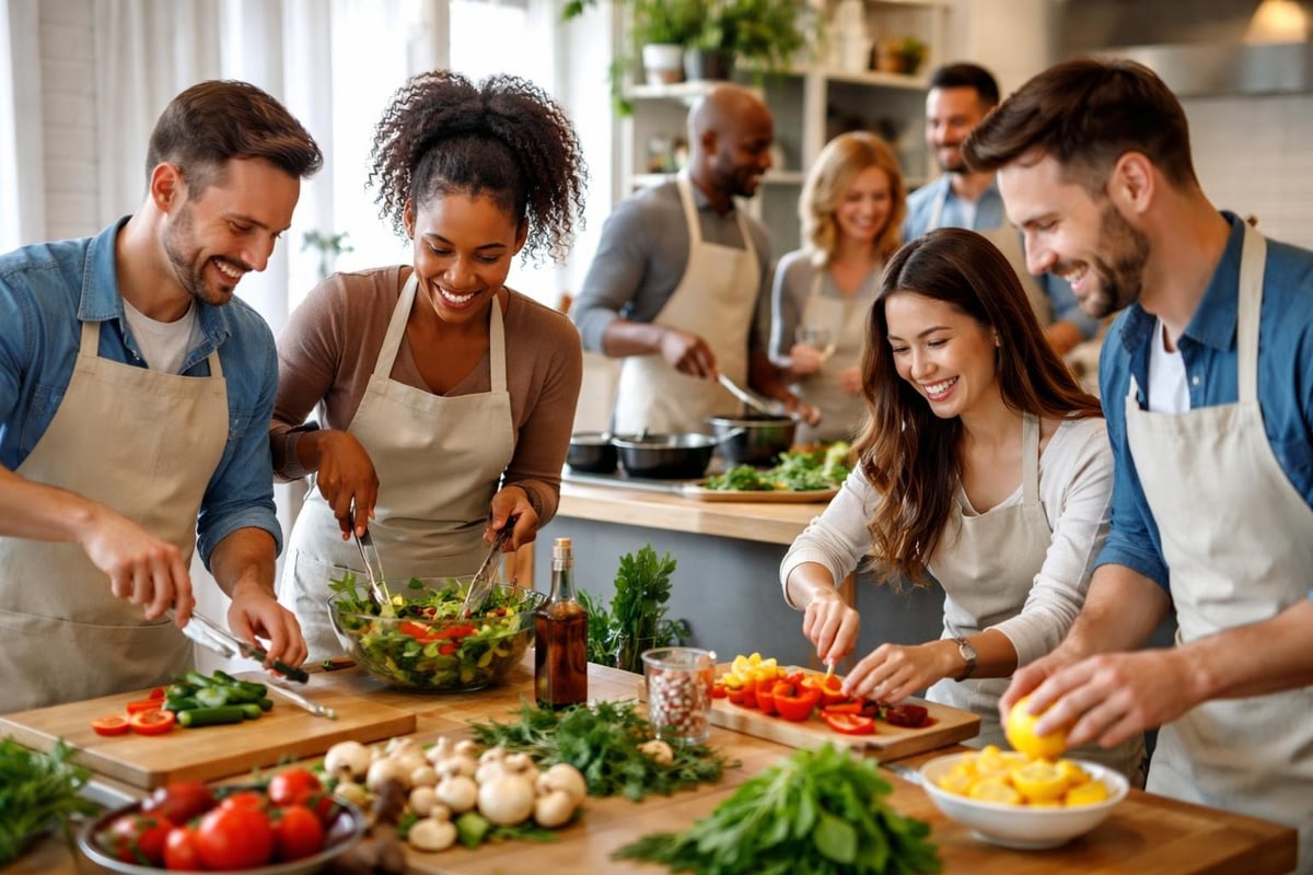 Teambuilding durch Kochen