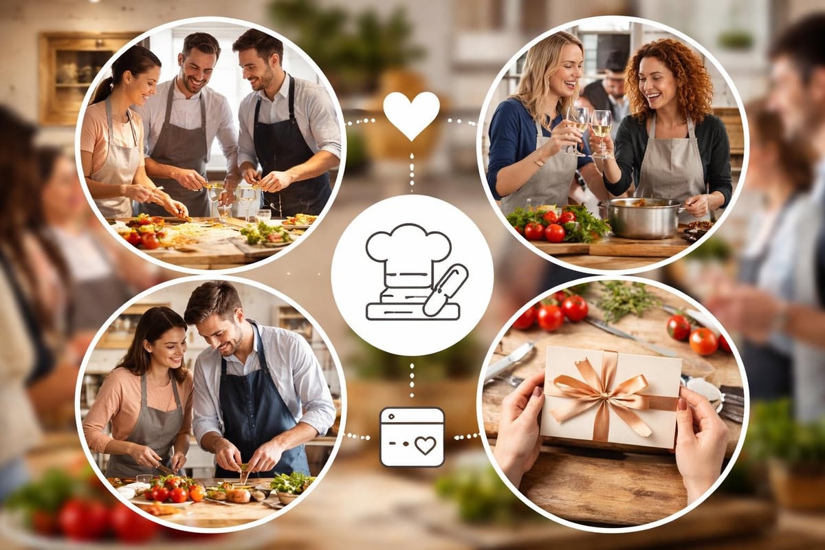 Kochkurs als Geschenkerlebnis