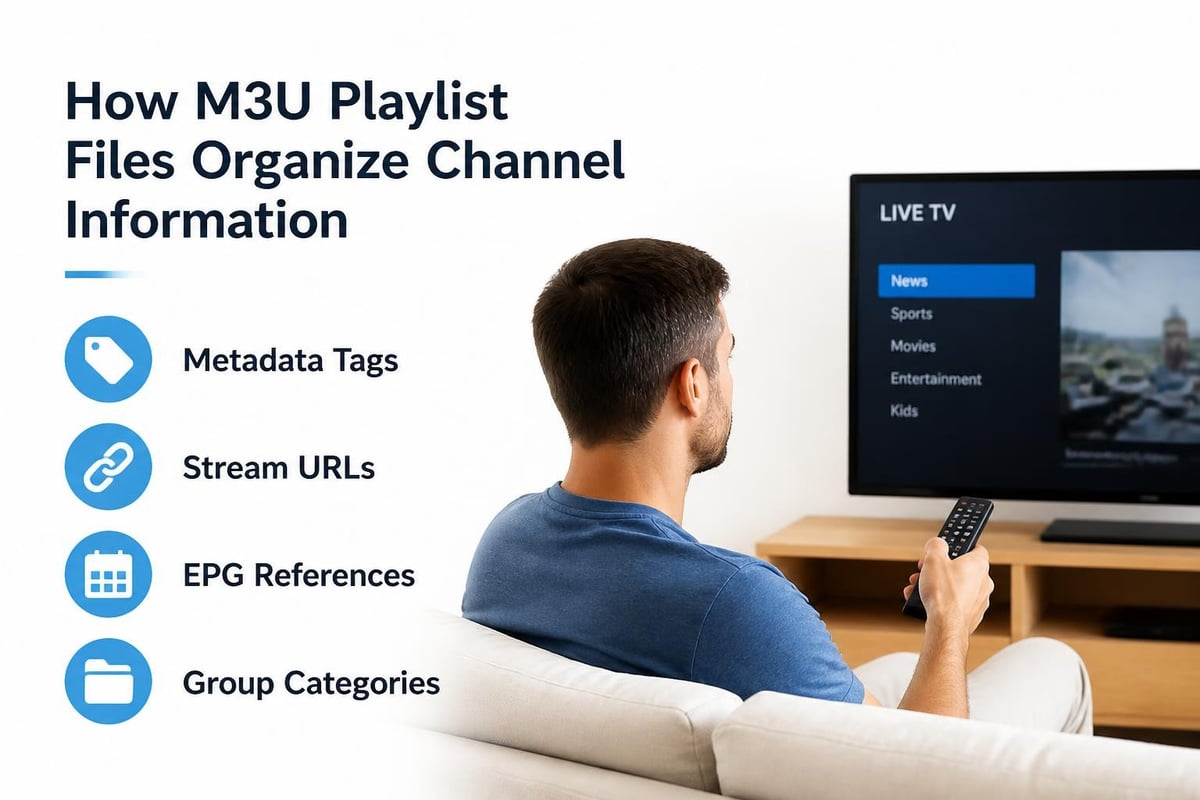 M3U IPTV, M3U playlist structure