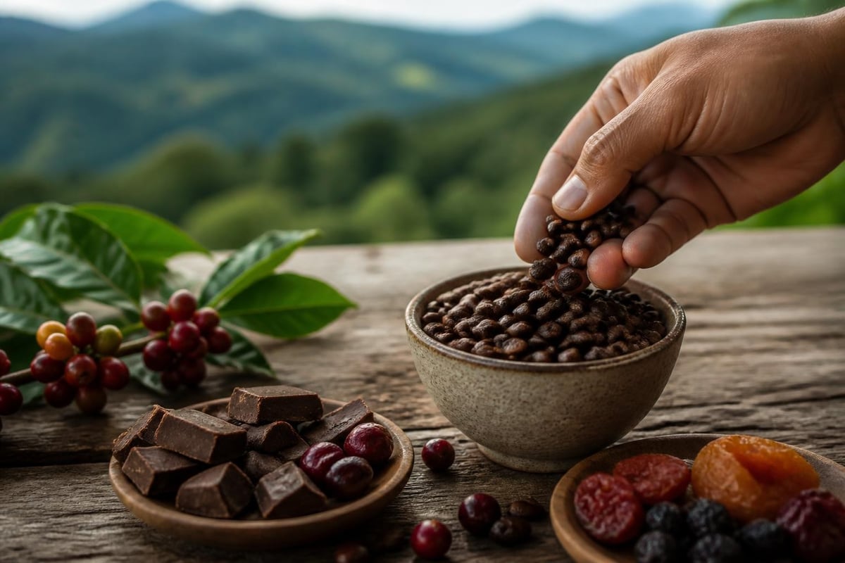 Profil aromatique décaféiné